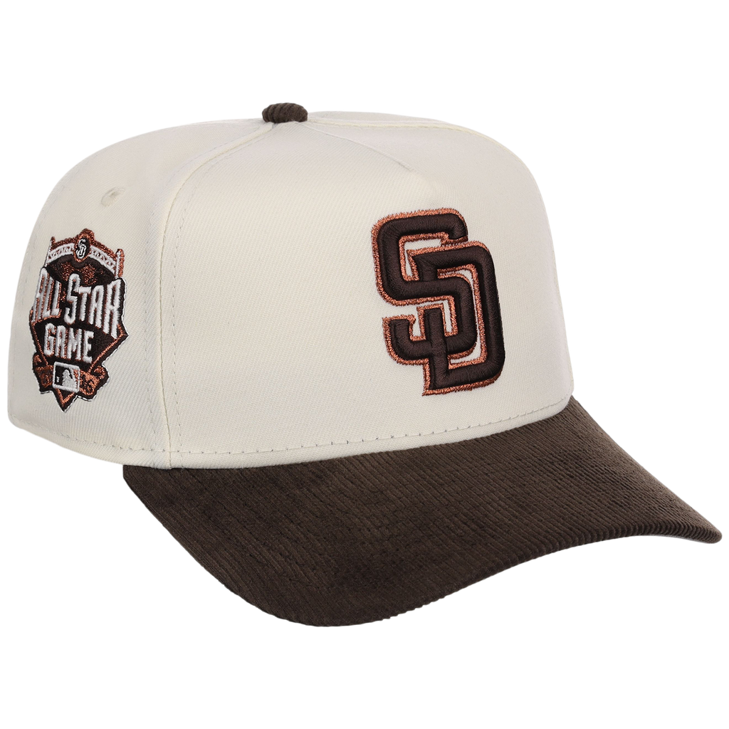 San Diego Padres MLB Chrome Walnut Cord New Era 59FORTY