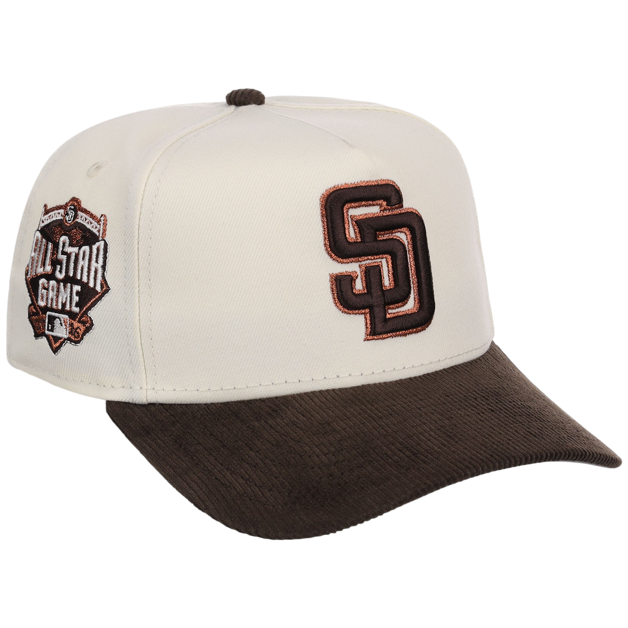 San Diego Padres MLB Chrome Walnut Cord New Era 59FORTY