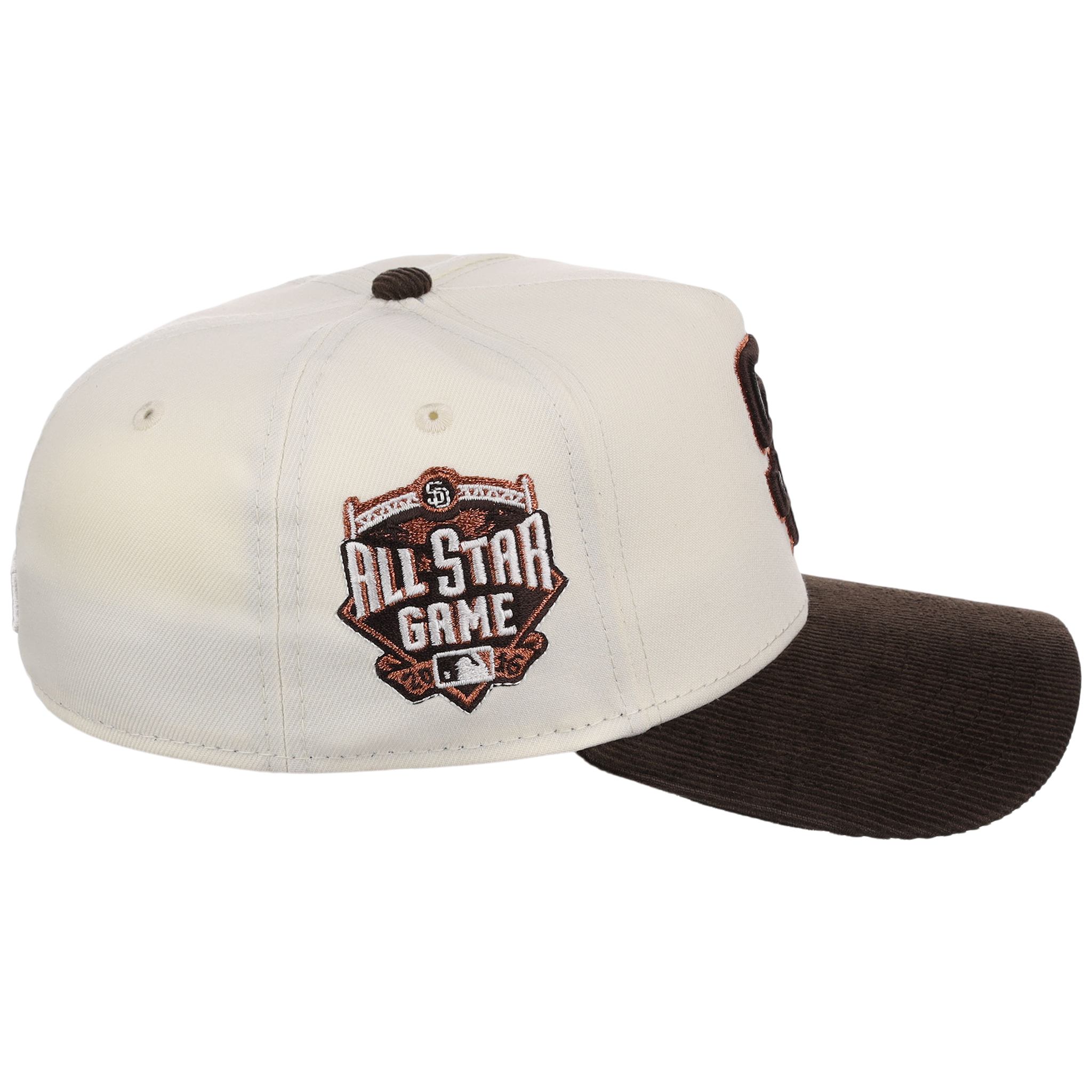 San Diego Padres MLB Chrome Walnut Cord New Era 59FORTY
