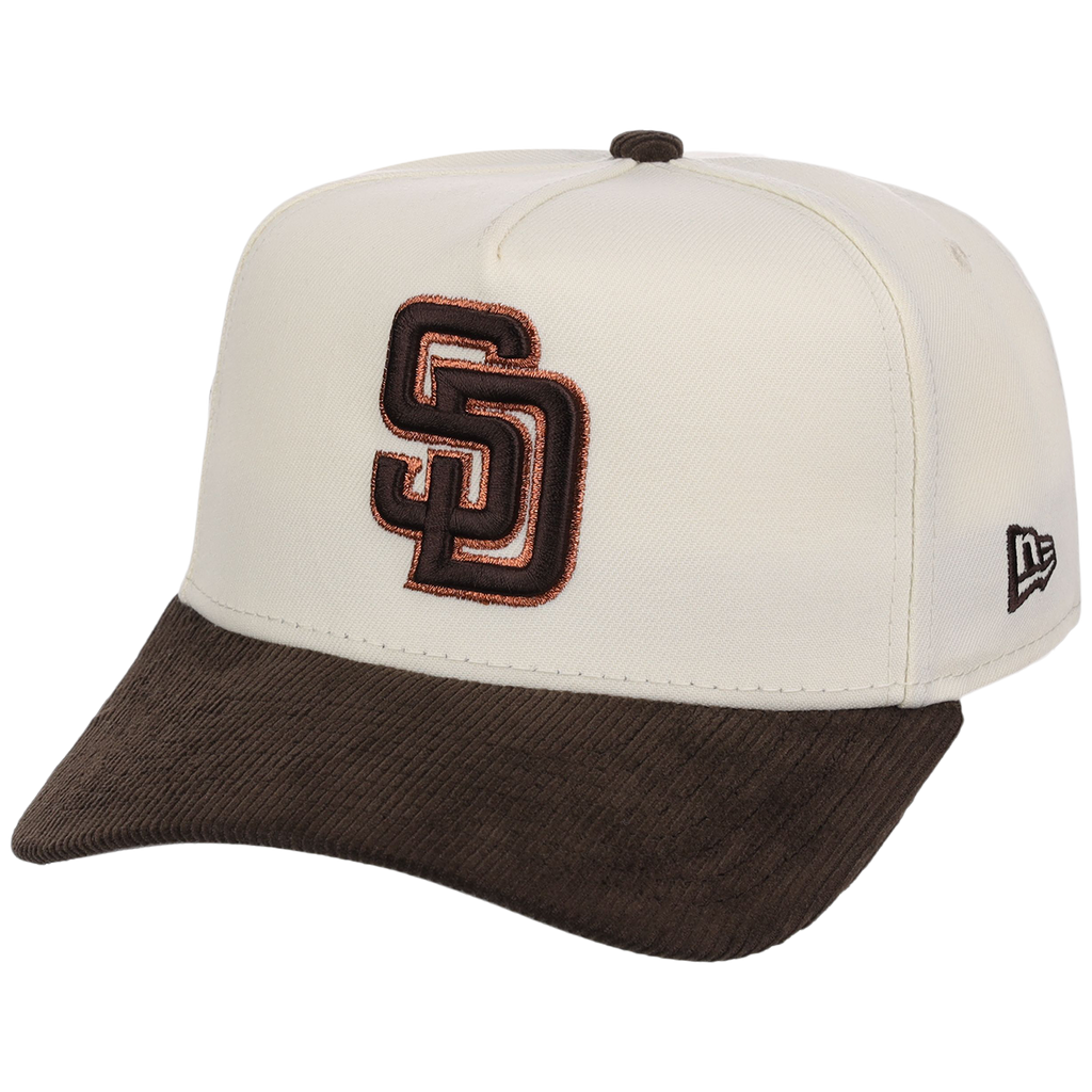 San Diego Padres MLB Chrome Walnut Cord New Era 59FORTY
