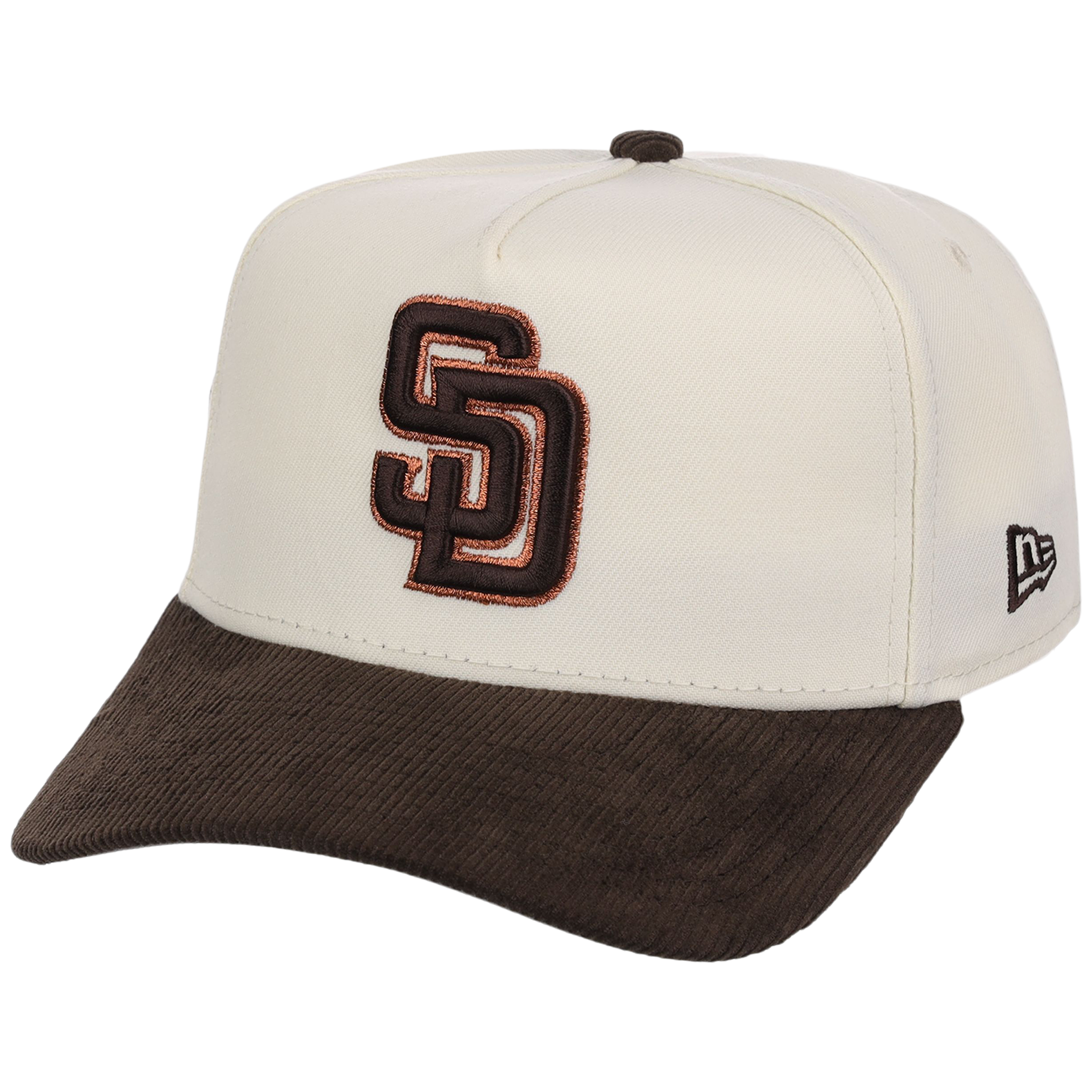 San Diego Padres MLB Chrome Walnut Cord New Era 59FORTY