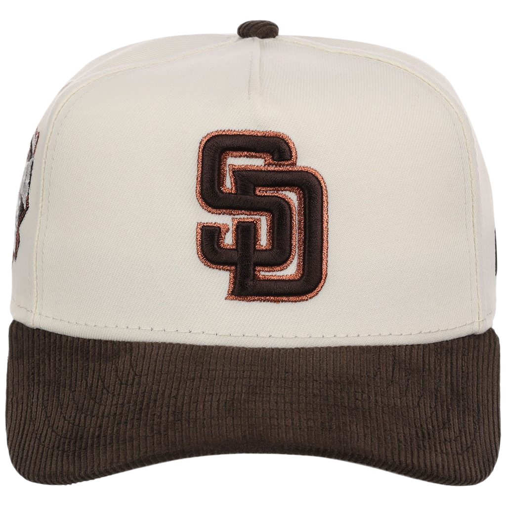 San Diego Padres MLB Chrome Walnut Cord New Era 59FORTY