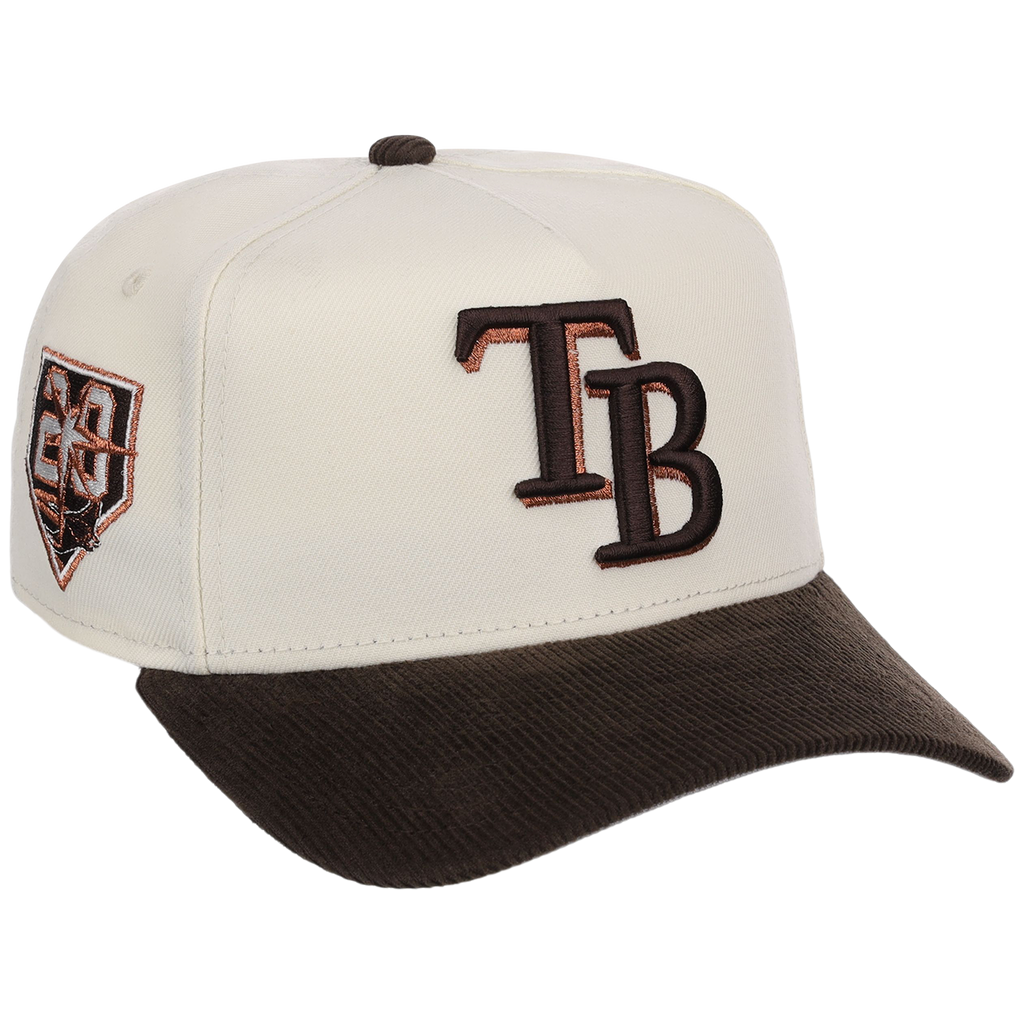 Tampa Bay Rays MLB Chrome Walnut Cord New Era 59FORTY