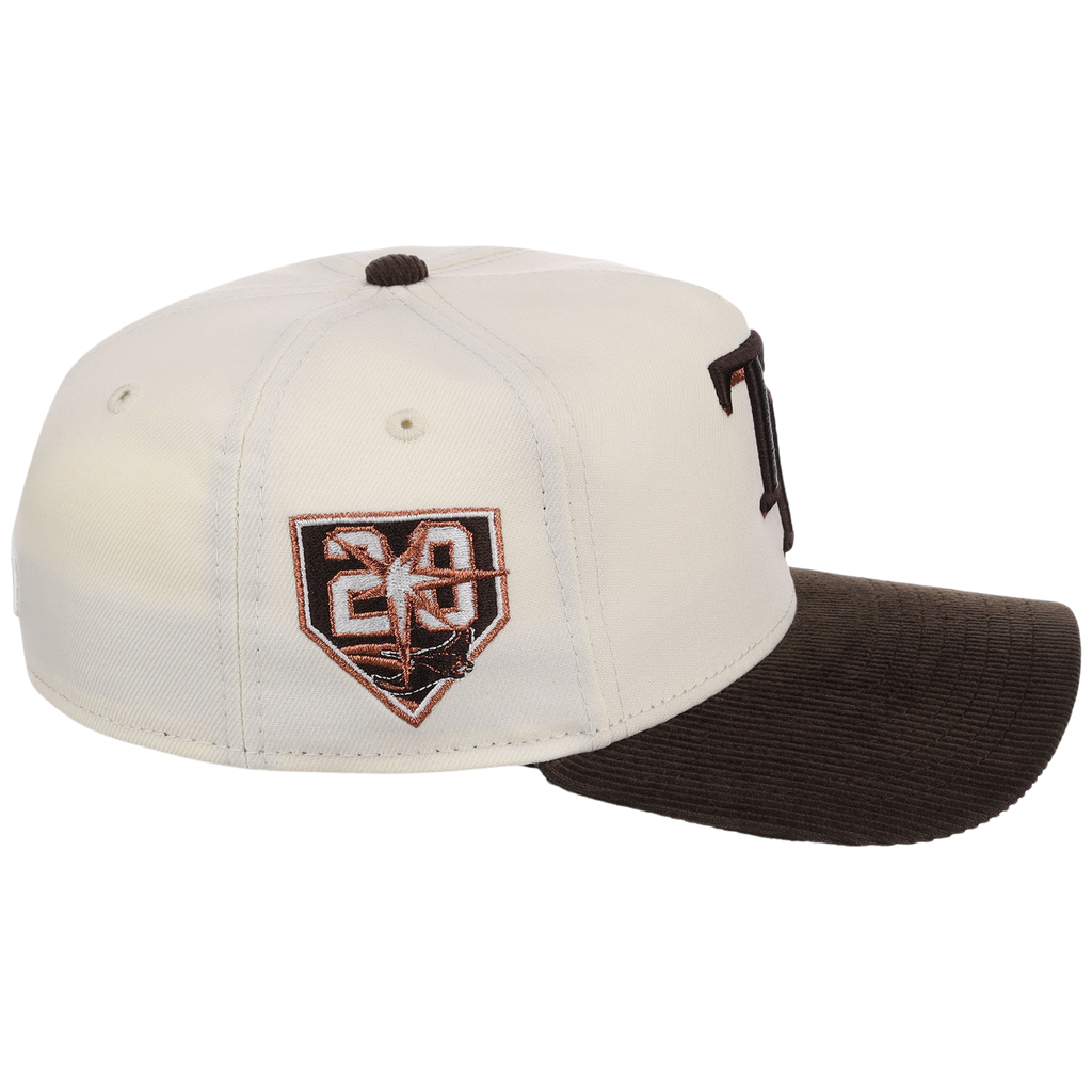 Tampa Bay Rays MLB Chrome Walnut Cord New Era 59FORTY