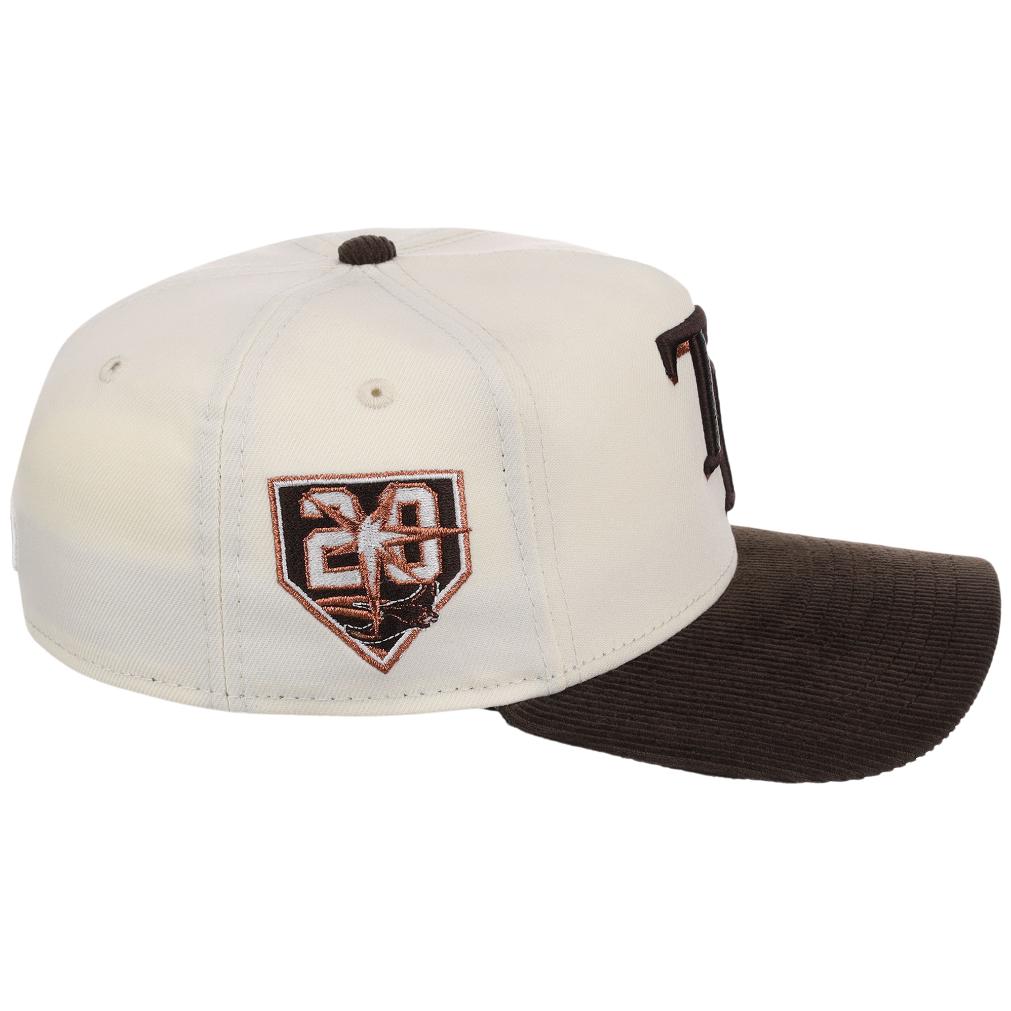 Tampa Bay Rays MLB Chrome Walnut Cord New Era 59FORTY