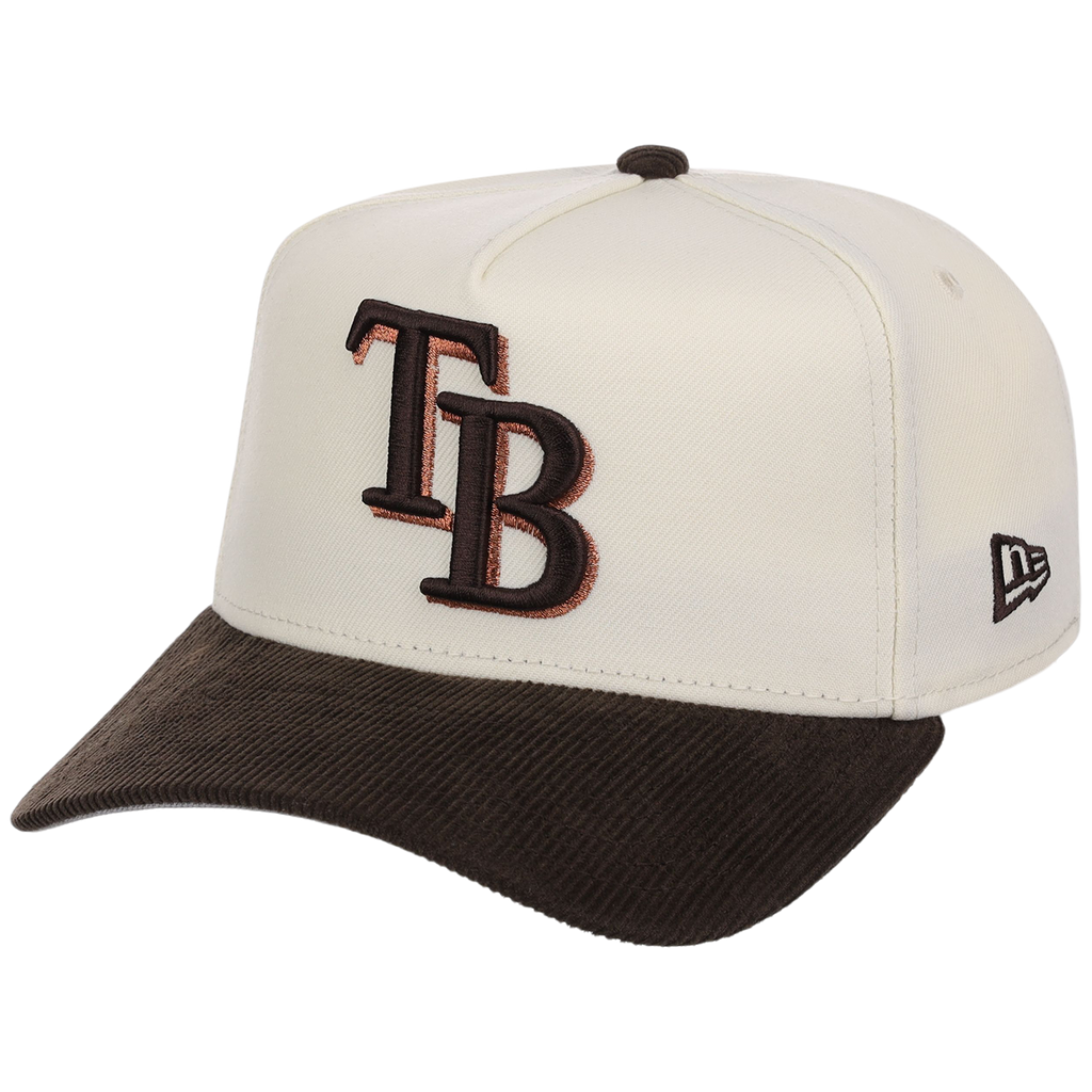 Tampa Bay Rays MLB Chrome Walnut Cord New Era 59FORTY