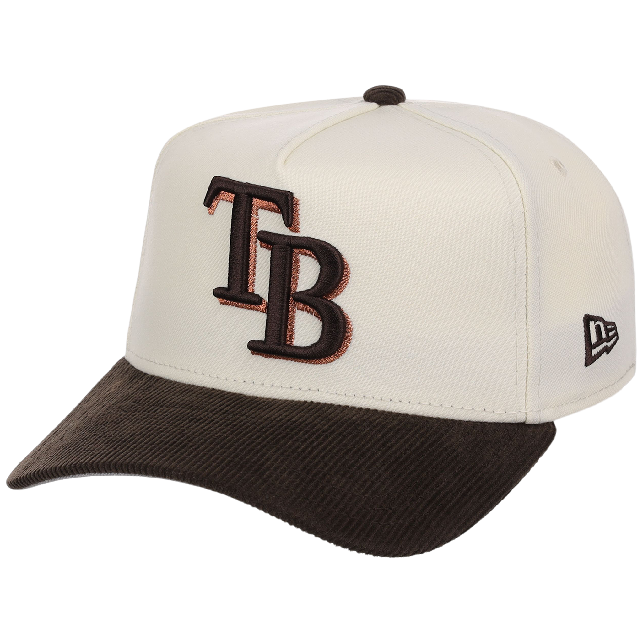 Tampa Bay Rays MLB Chrome Walnut Cord New Era 59FORTY