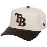Tampa Bay Rays MLB Chrome Walnut Cord New Era 59FORTY