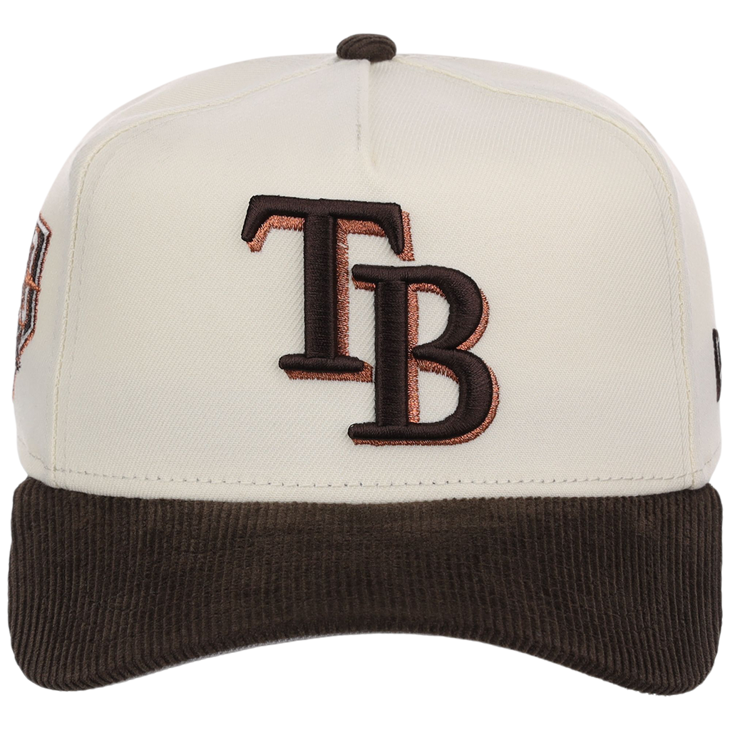 Tampa Bay Rays MLB Chrome Walnut Cord New Era 59FORTY