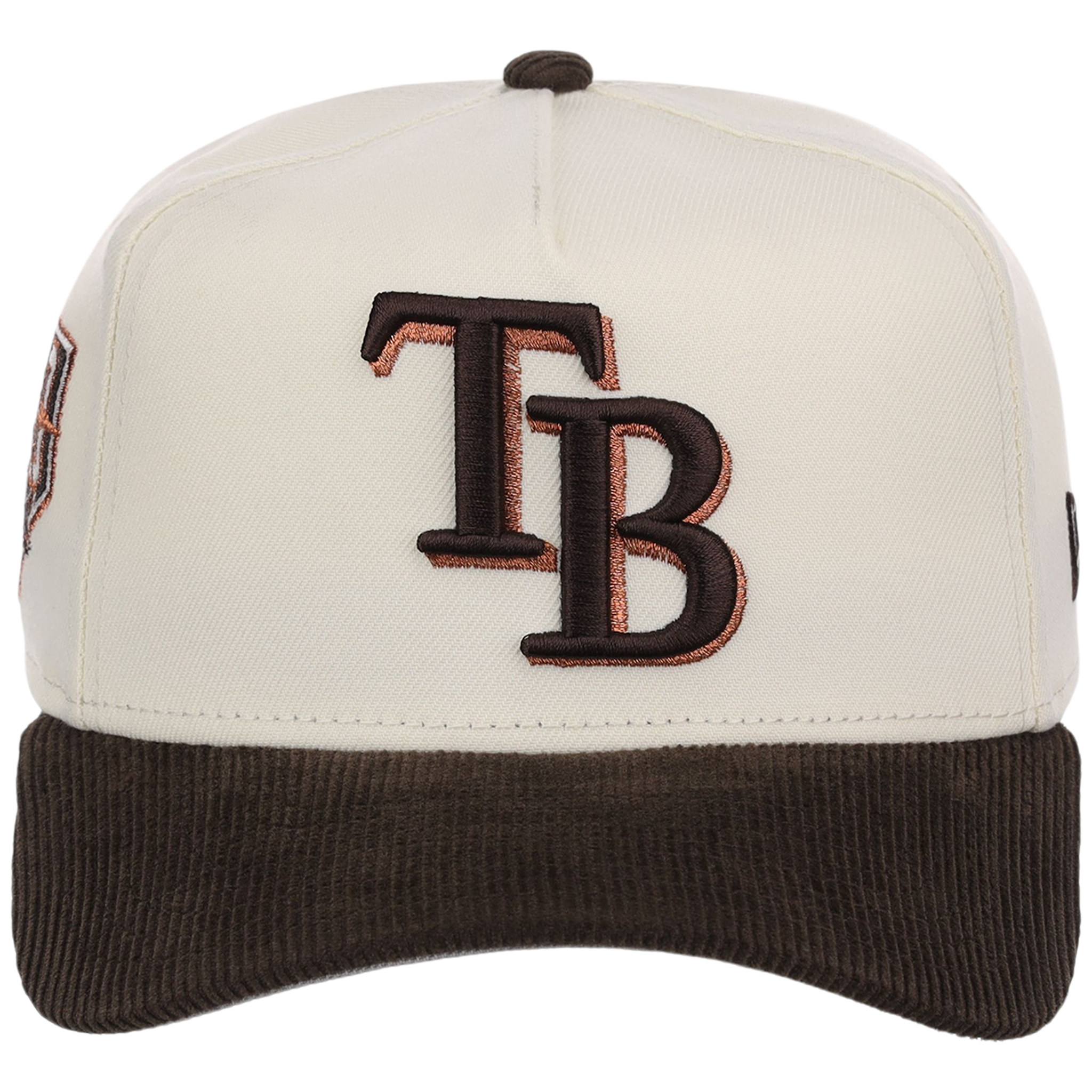 Tampa Bay Rays MLB Chrome Walnut Cord New Era 59FORTY