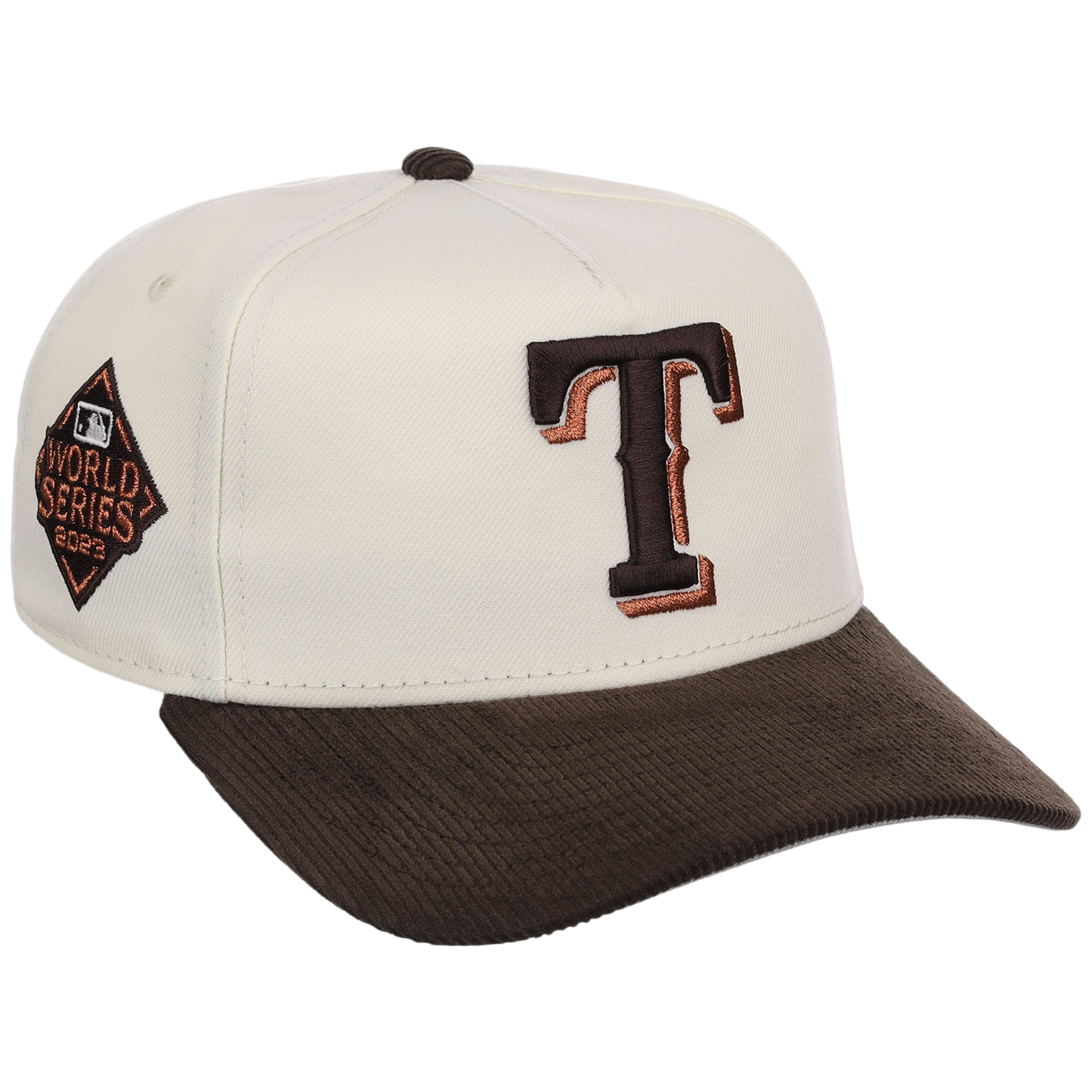 Texas Rangers MLB Chrome Walnut Cord New Era 59FORTY