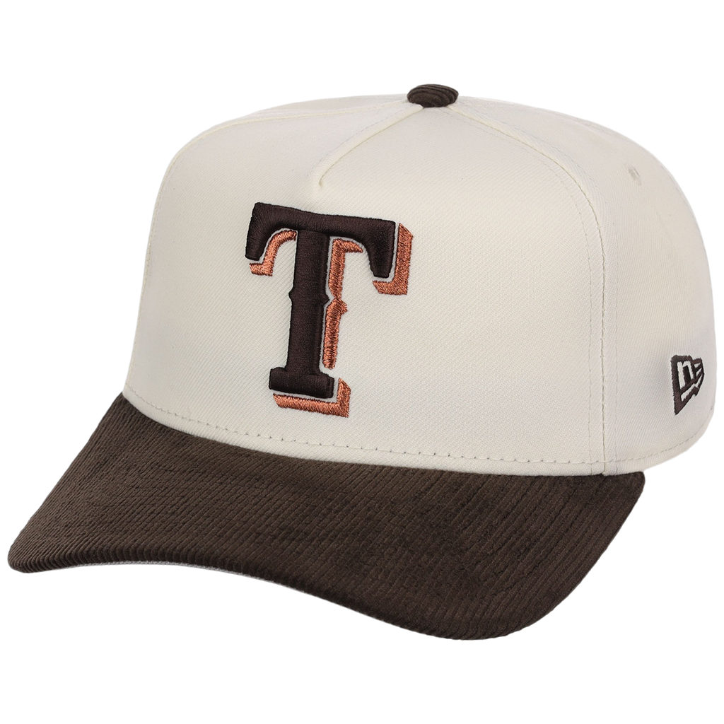 Texas Rangers MLB Chrome Walnut Cord New Era 59FORTY