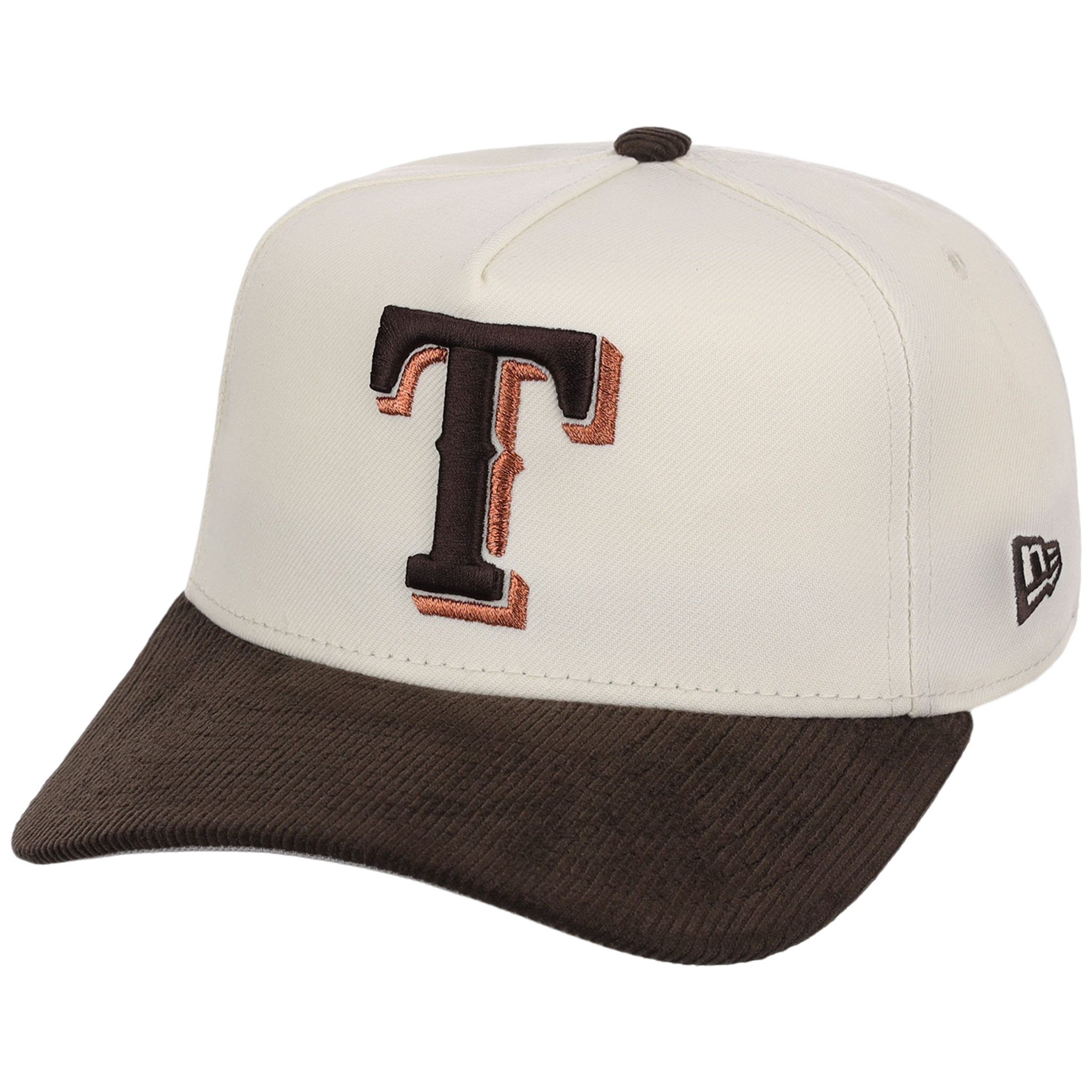 Texas Rangers MLB Chrome Walnut Cord New Era 59FORTY