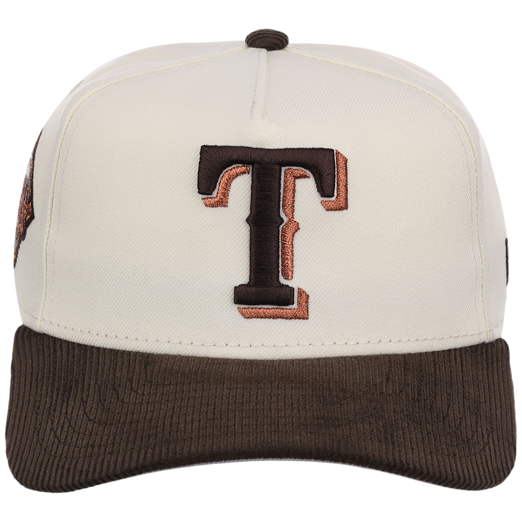 Texas Rangers MLB Chrome Walnut Cord New Era 59FORTY