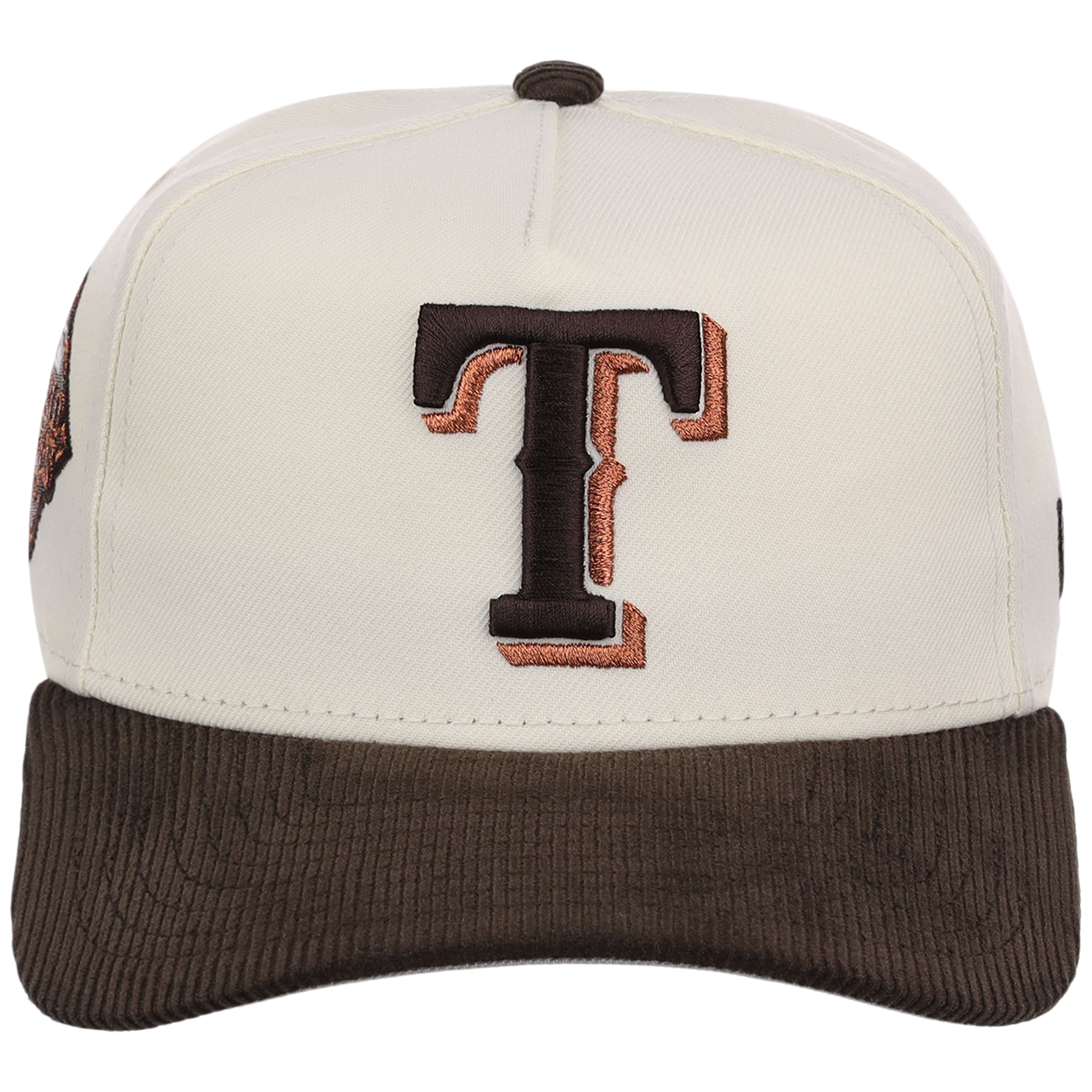 Texas Rangers MLB Chrome Walnut Cord New Era 59FORTY