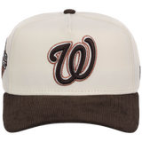 Washington Nationals MLB Chrome Walnut Cord New Era 59FORTY