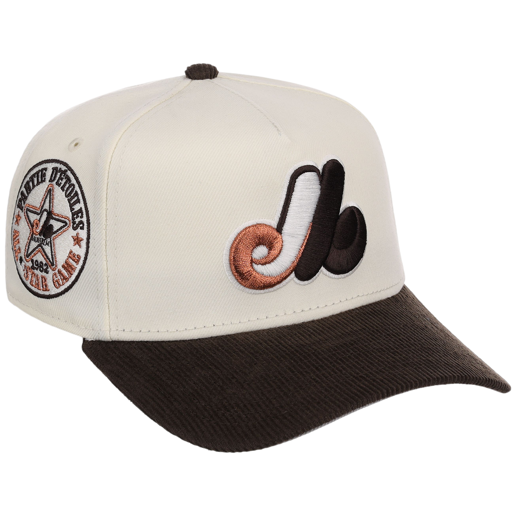 Montreal Expos MLB Chrome Walnut Cord New Era 59FORTY