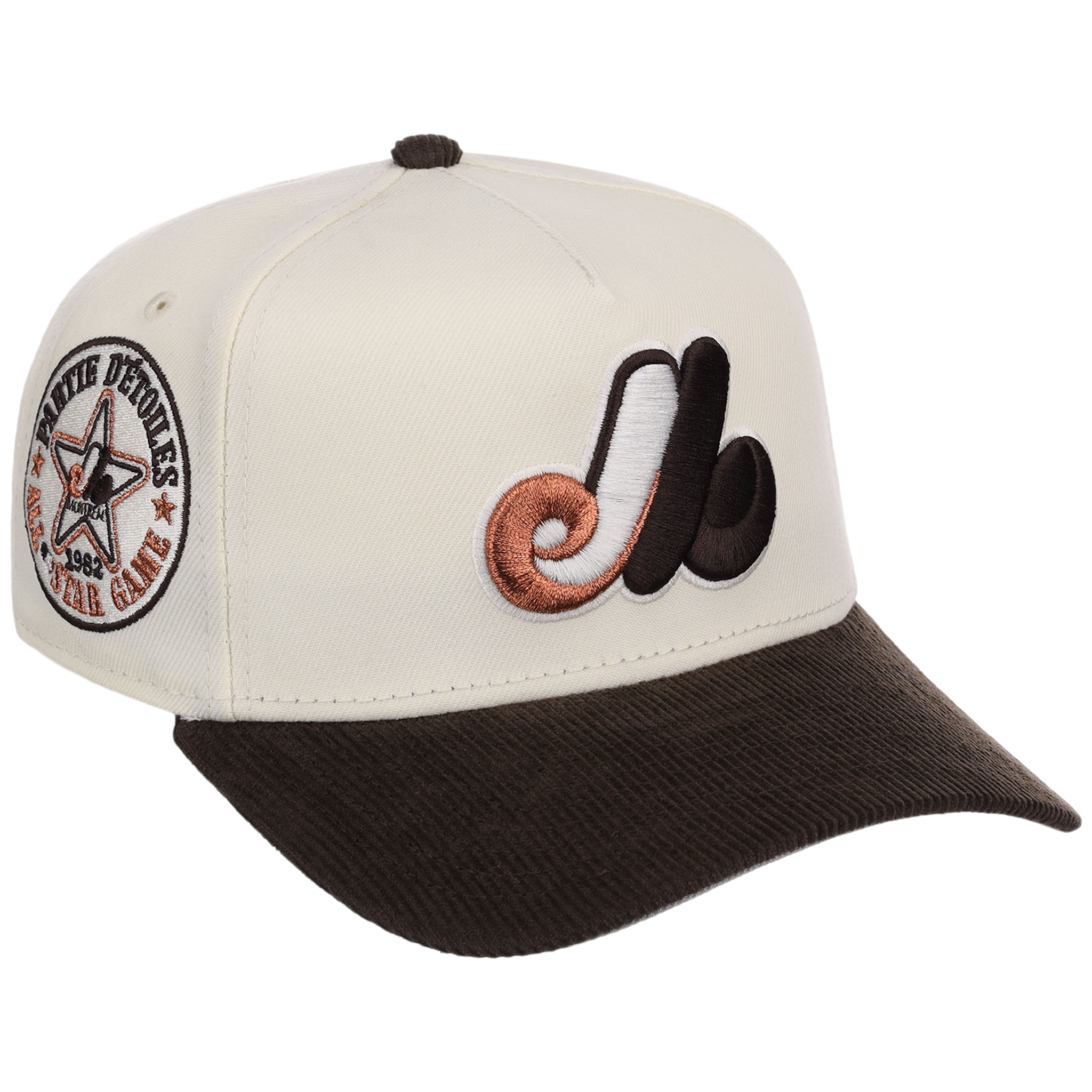 Montreal Expos MLB Chrome Walnut Cord New Era 59FORTY