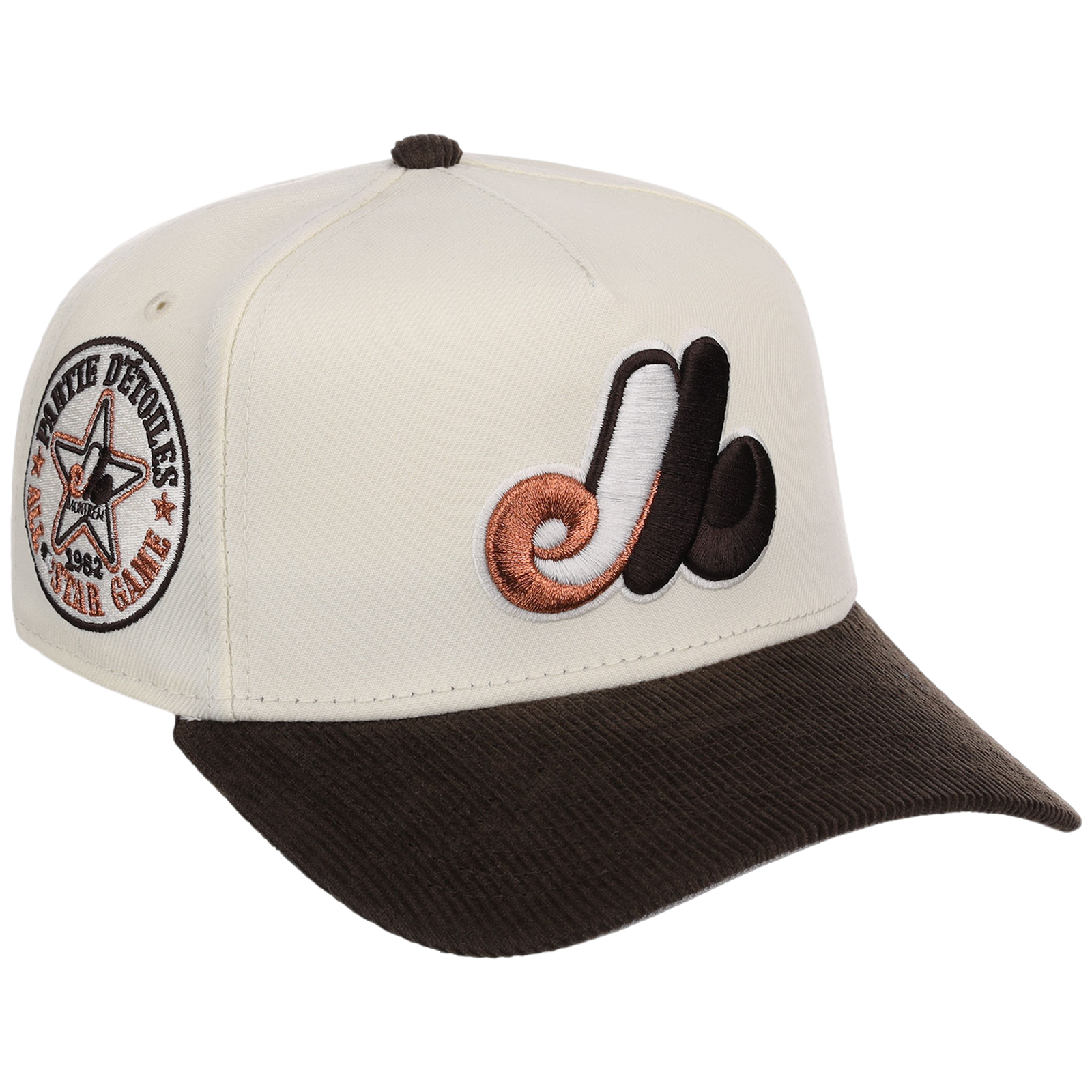 Montreal Expos MLB Chrome Walnut Cord New Era 59FORTY – LidsHatDrop