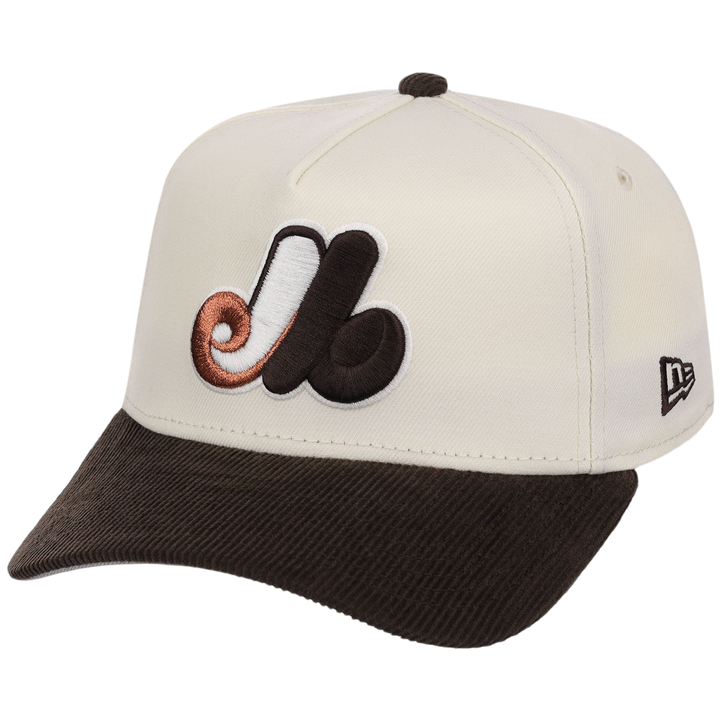 Montreal Expos MLB Chrome Walnut Cord New Era 59FORTY