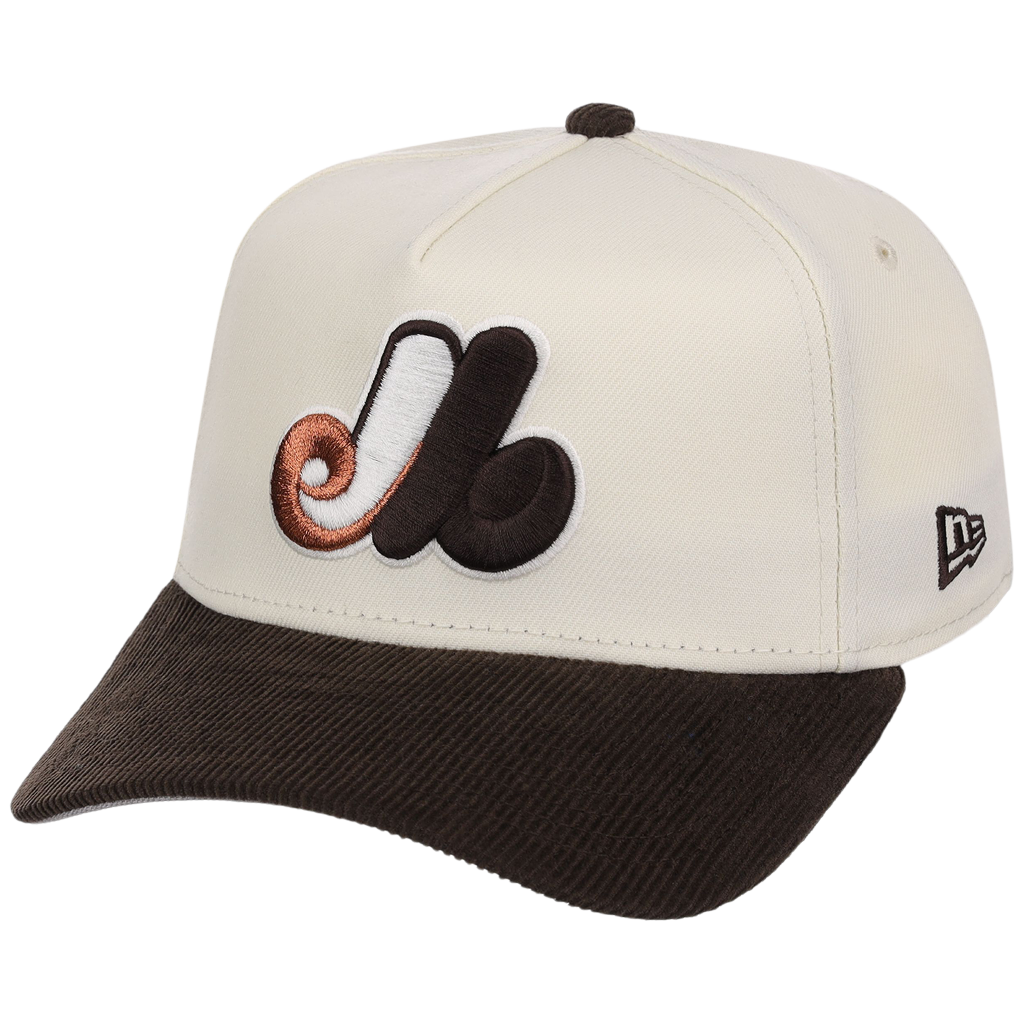 Montreal Expos MLB Chrome Walnut Cord New Era 59FORTY