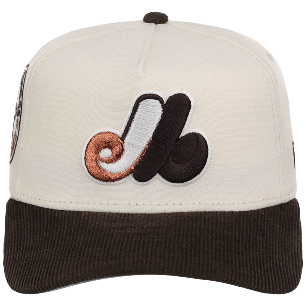Montreal Expos MLB Chrome Walnut Cord New Era 59FORTY