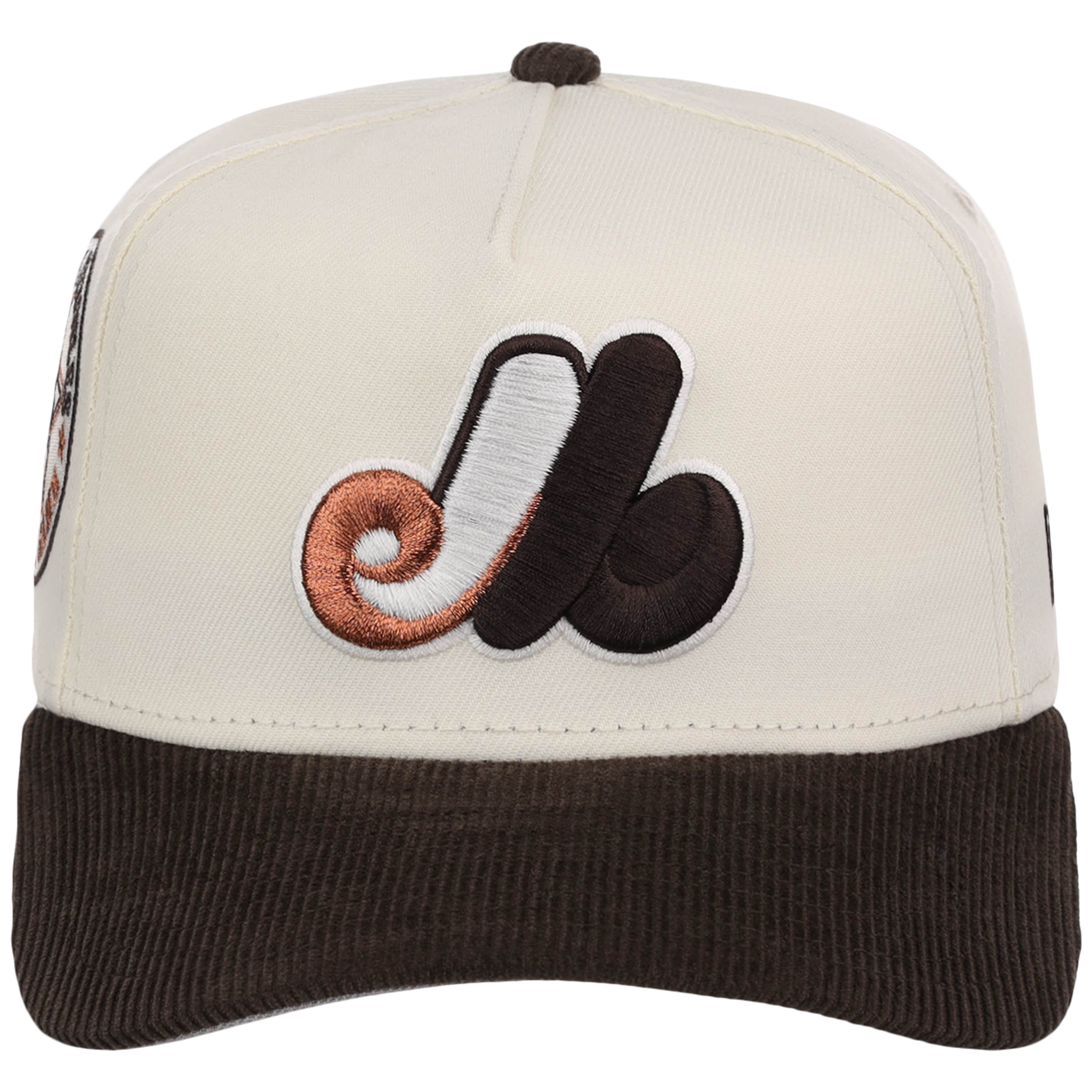 Montreal Expos MLB Chrome Walnut Cord New Era 59FORTY