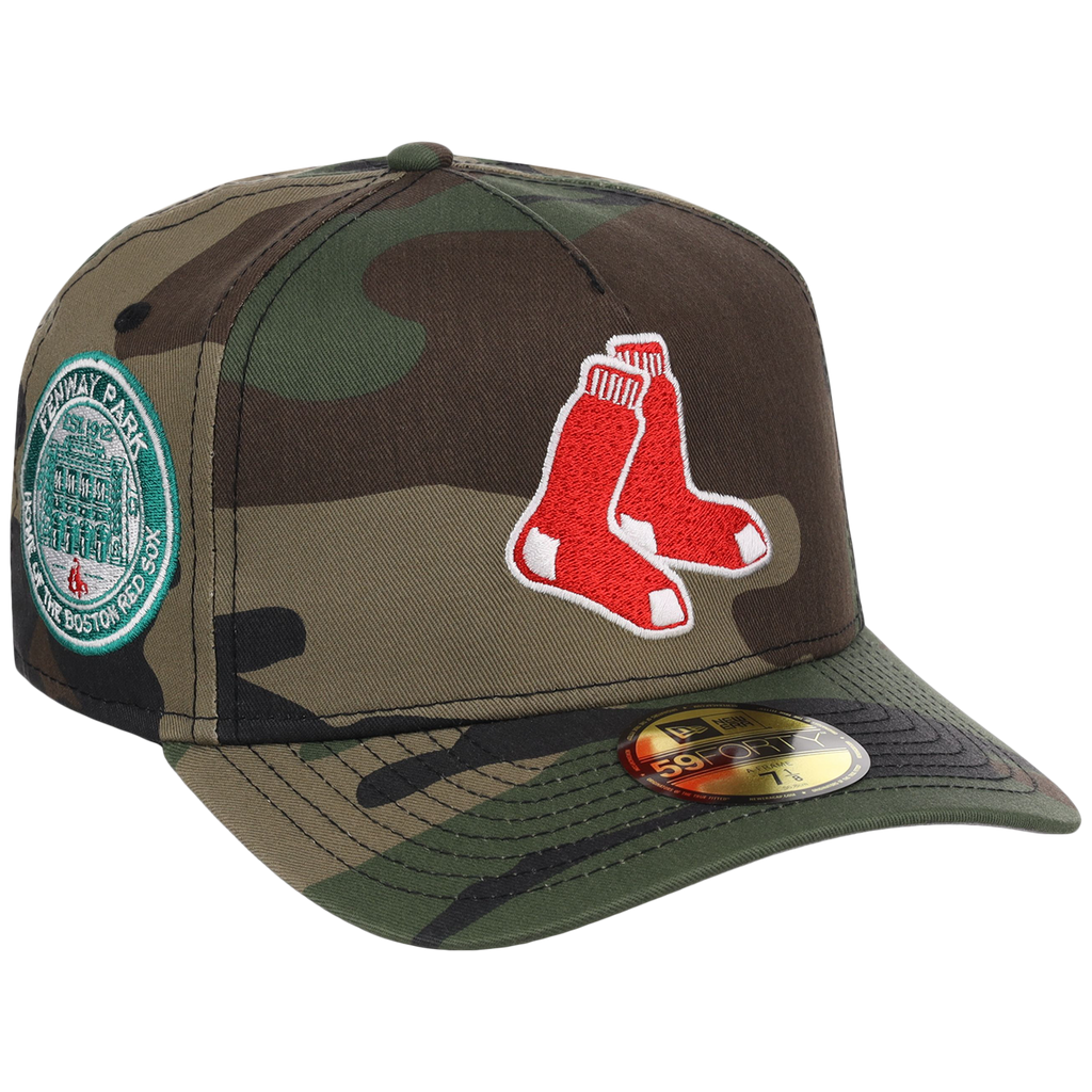 帽子 forsomeone/newera Boston Red Sox MLB Tactical Woodland New Era 59FORTY – LidsHatDrop