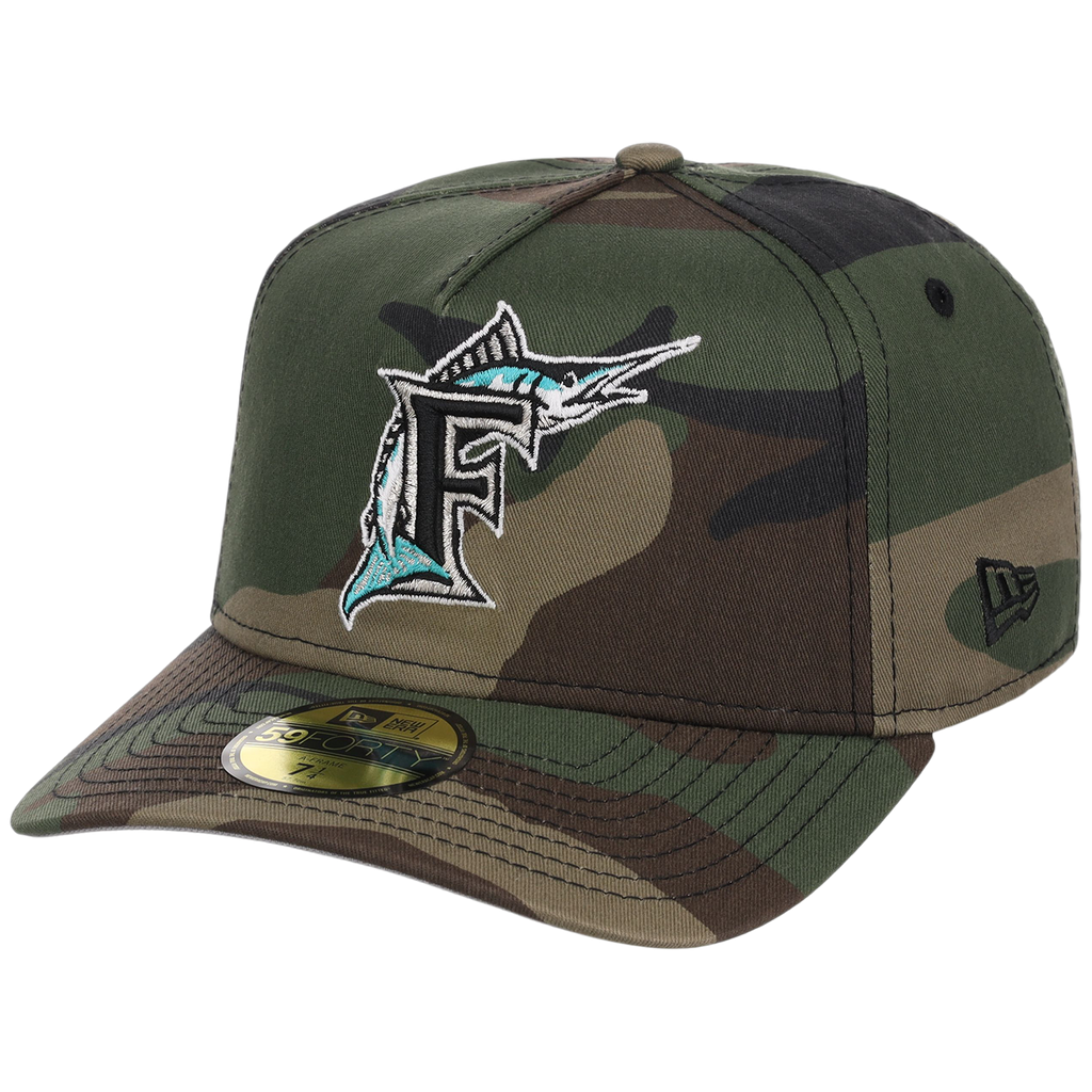 Miami Marlins MLB Tactical Woodland New Era 59FORTY