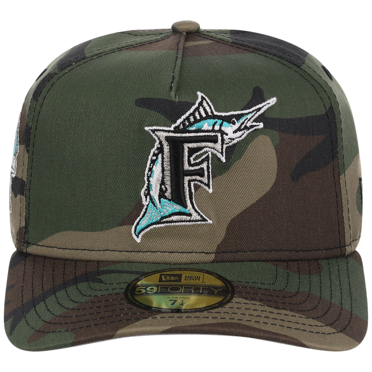 Miami Marlins MLB Tactical Woodland New Era 59FORTY