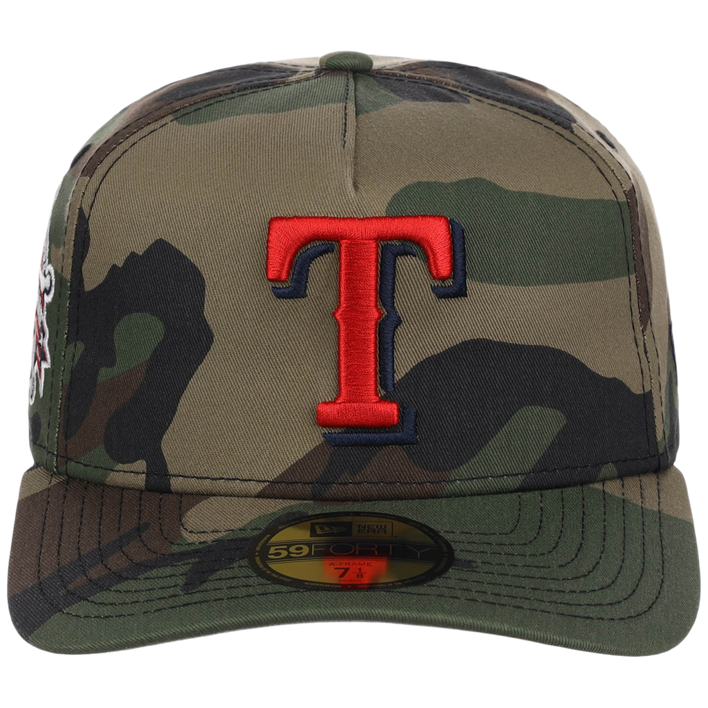 Texas Rangers MLB Tactical Woodland New Era 59FORTY
