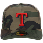 Texas Rangers MLB Tactical Woodland New Era 59FORTY