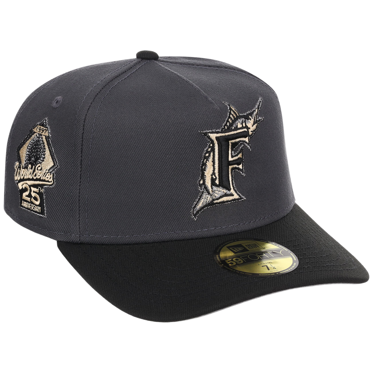Miami Marlins MLB Graphite Balance New Era 59FORTY