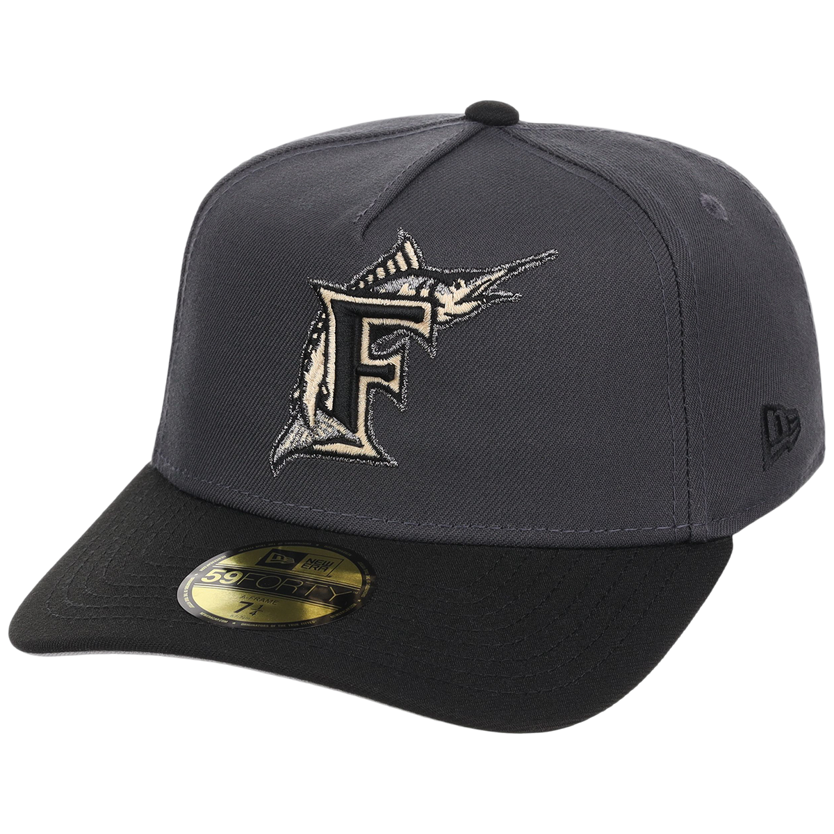 Miami Marlins MLB Graphite Balance New Era 59FORTY