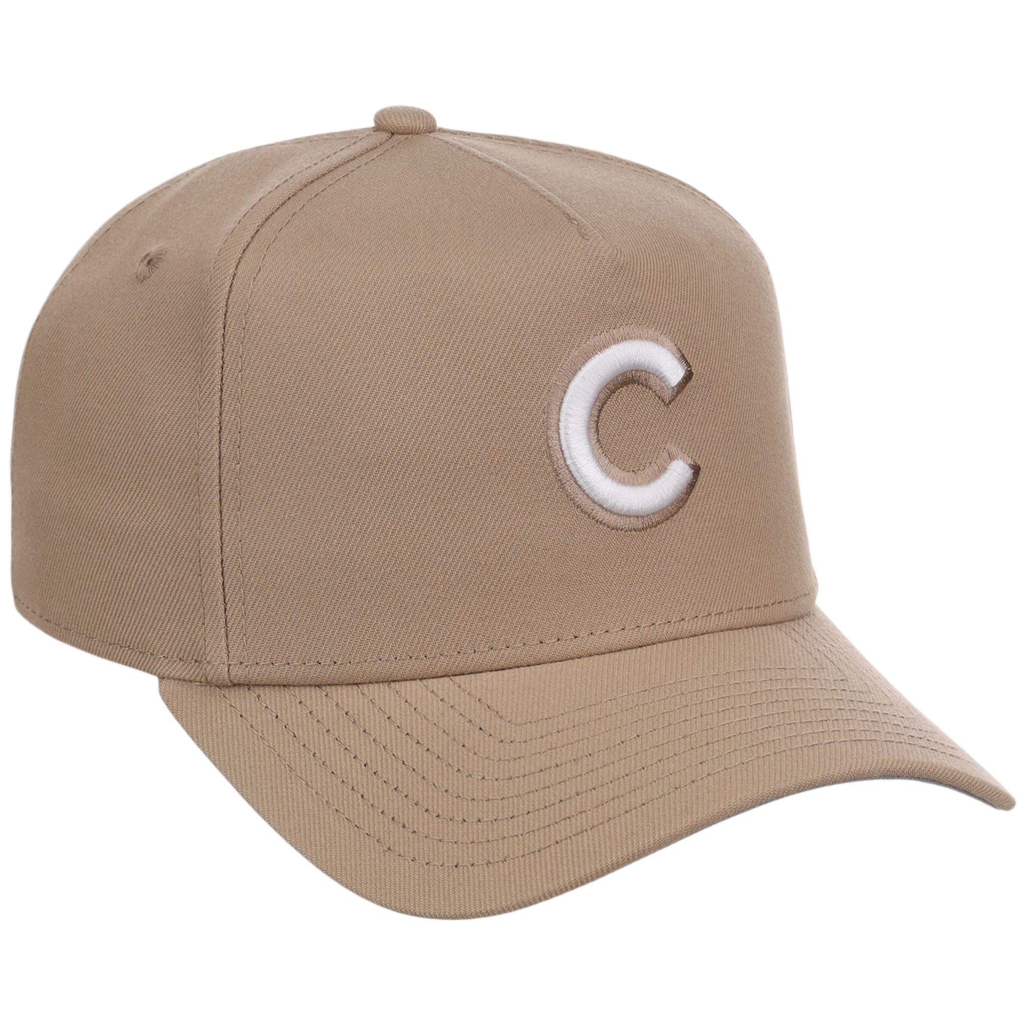 Chicago Cubs Women's New Era 9FORTY Camel A-Frame