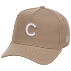 Chicago Cubs Women's New Era 9FORTY Camel A-Frame