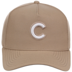 Chicago Cubs Women's New Era 9FORTY Camel A-Frame