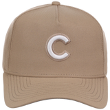 Chicago Cubs Women's New Era 9FORTY Camel A-Frame