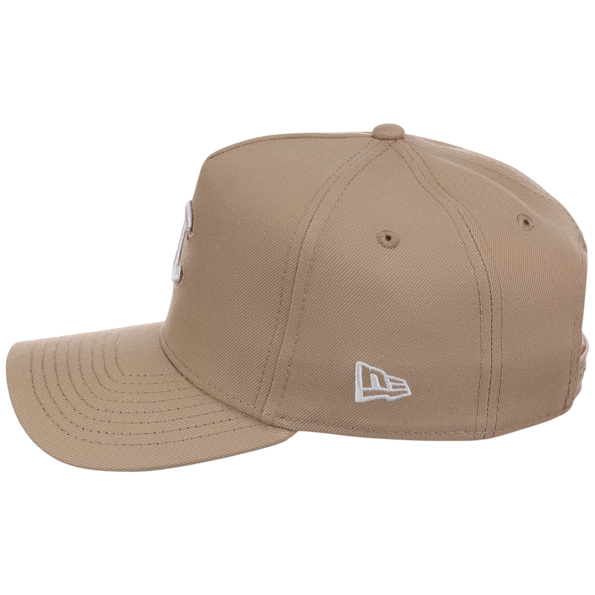 Chicago Cubs Women's New Era 9FORTY Camel A-Frame