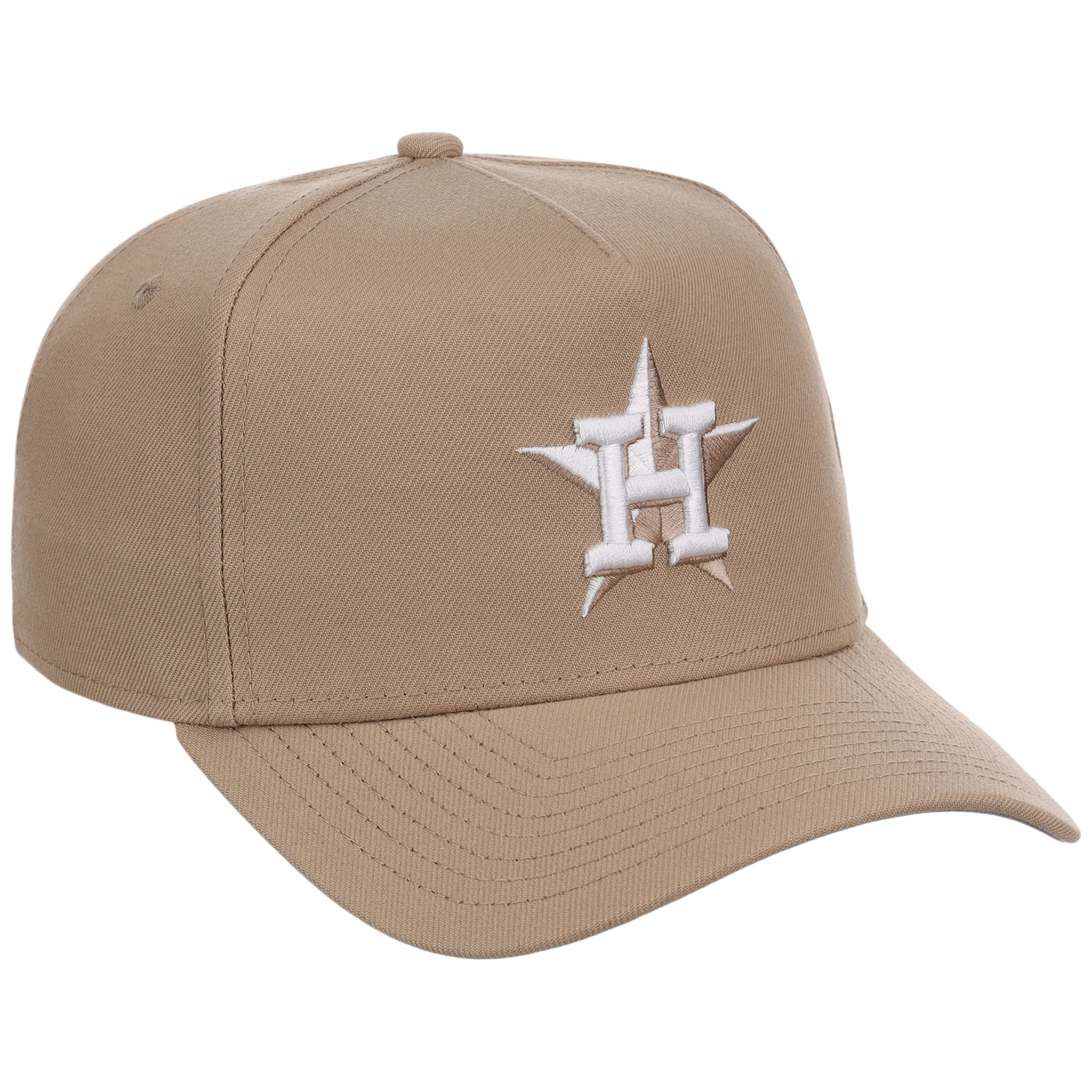 Houston Astros Women's New Era 9FORTY Camel A-Frame