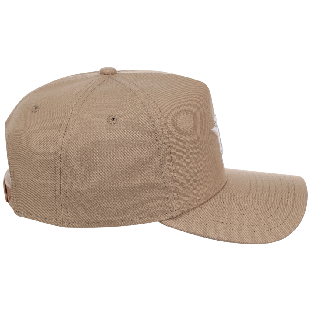 Houston Astros Women's New Era 9FORTY Camel A-Frame