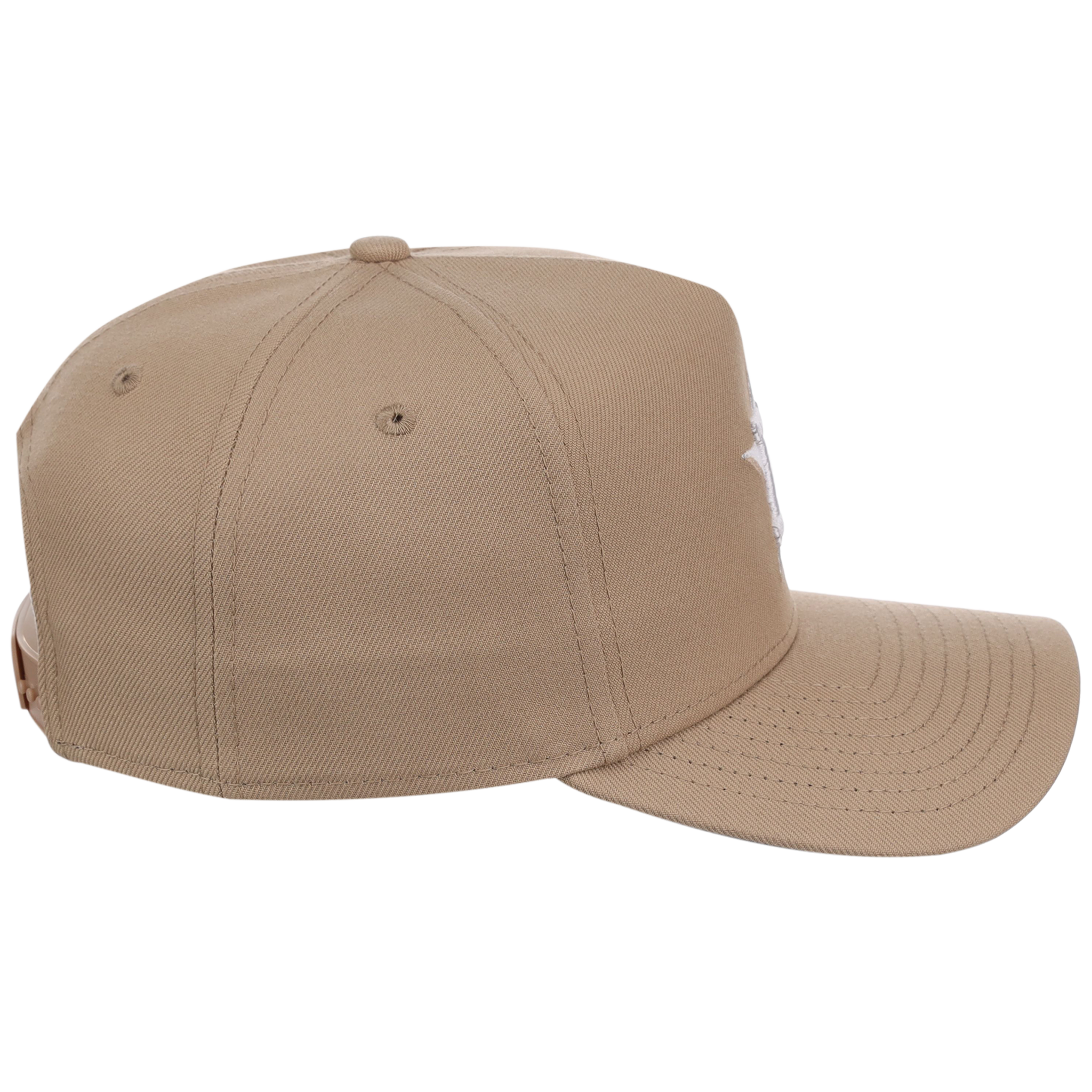 Houston Astros Women's New Era 9FORTY Camel A-Frame