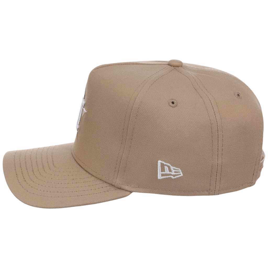 Houston Astros Women's New Era 9FORTY Camel A-Frame
