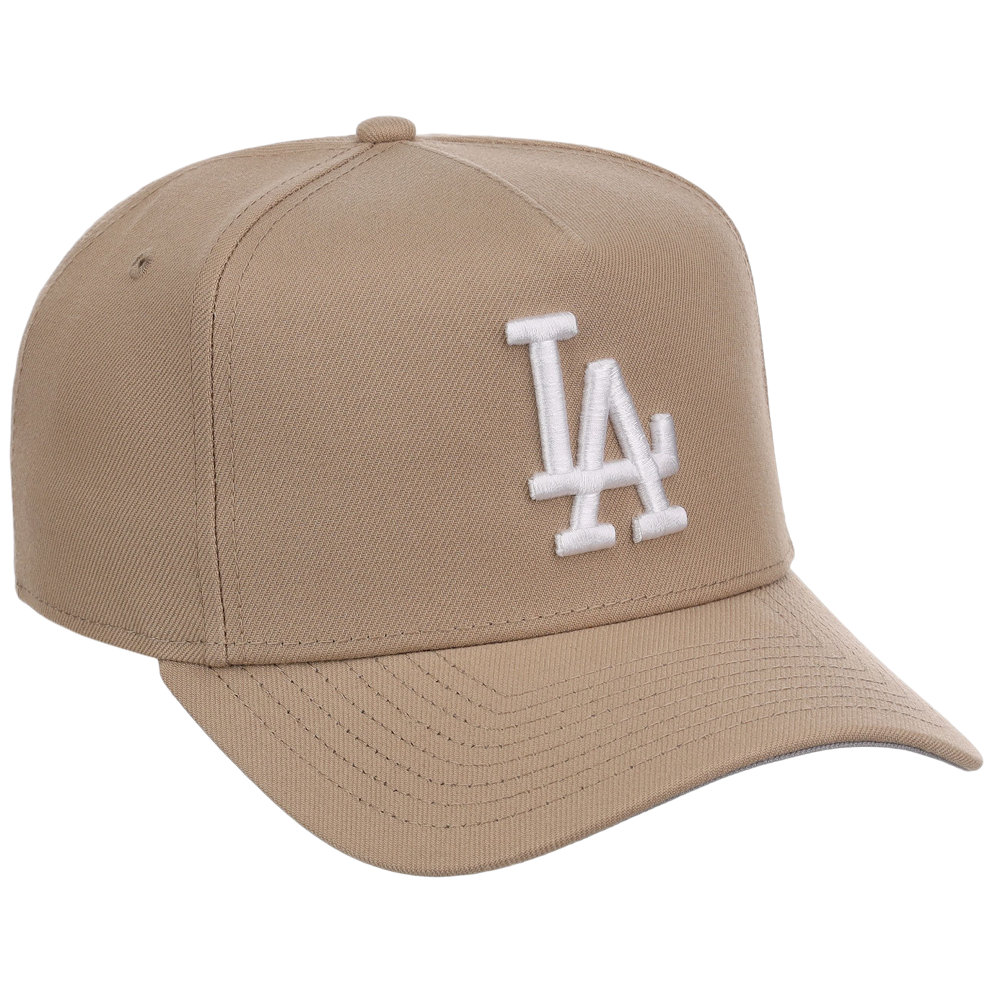 Los Angeles Dodgers Women's New Era 9FORTY Camel A-Frame