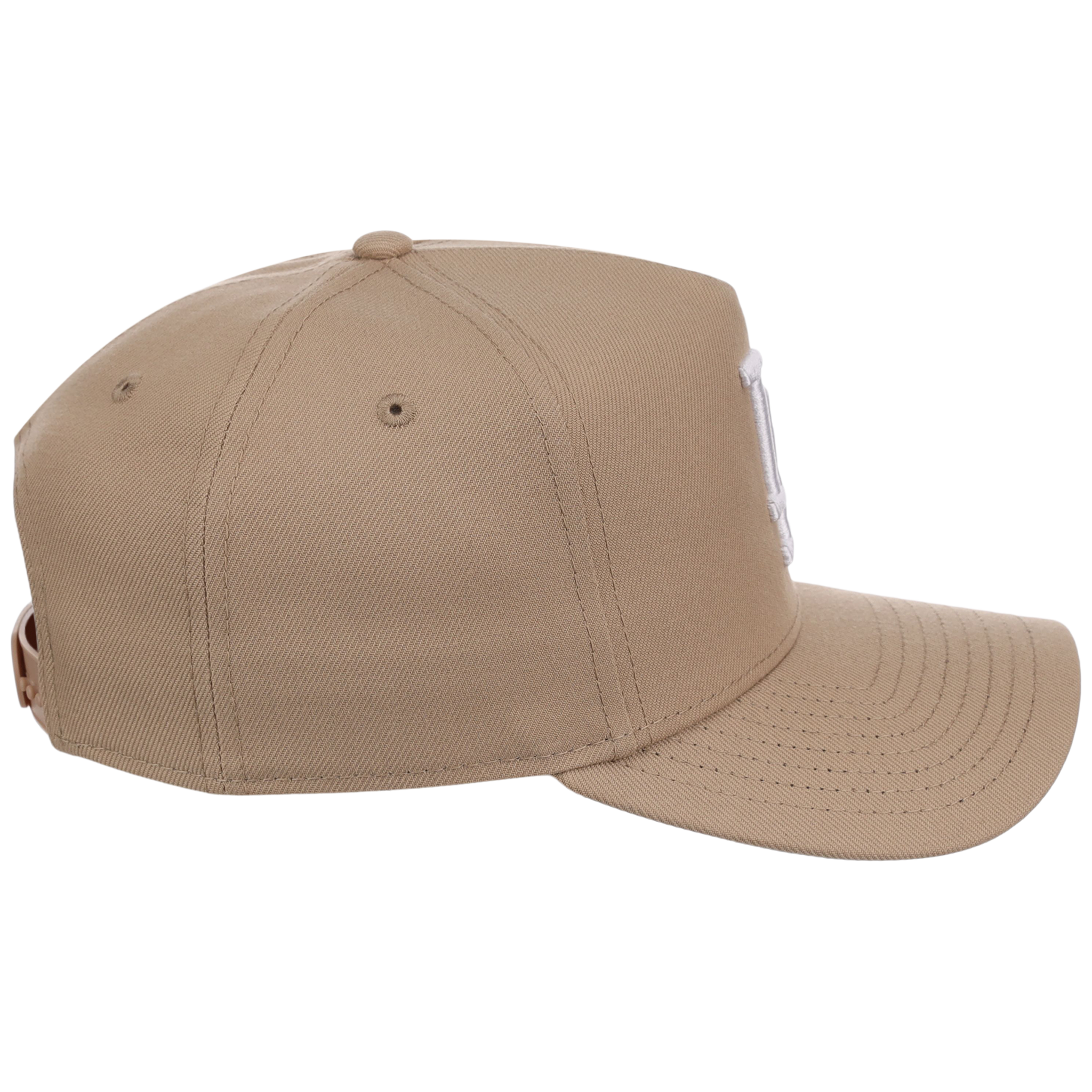 Los Angeles Dodgers Women's New Era 9FORTY Camel A-Frame