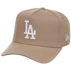 Los Angeles Dodgers Women's New Era 9FORTY Camel A-Frame