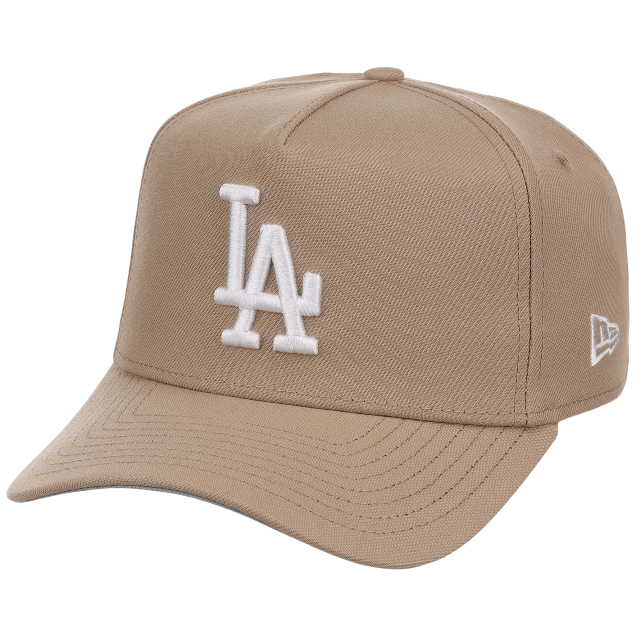 Los Angeles Dodgers Women's New Era 9FORTY Camel A-Frame