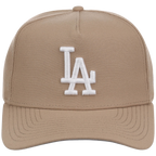 Los Angeles Dodgers Women's New Era 9FORTY Camel A-Frame