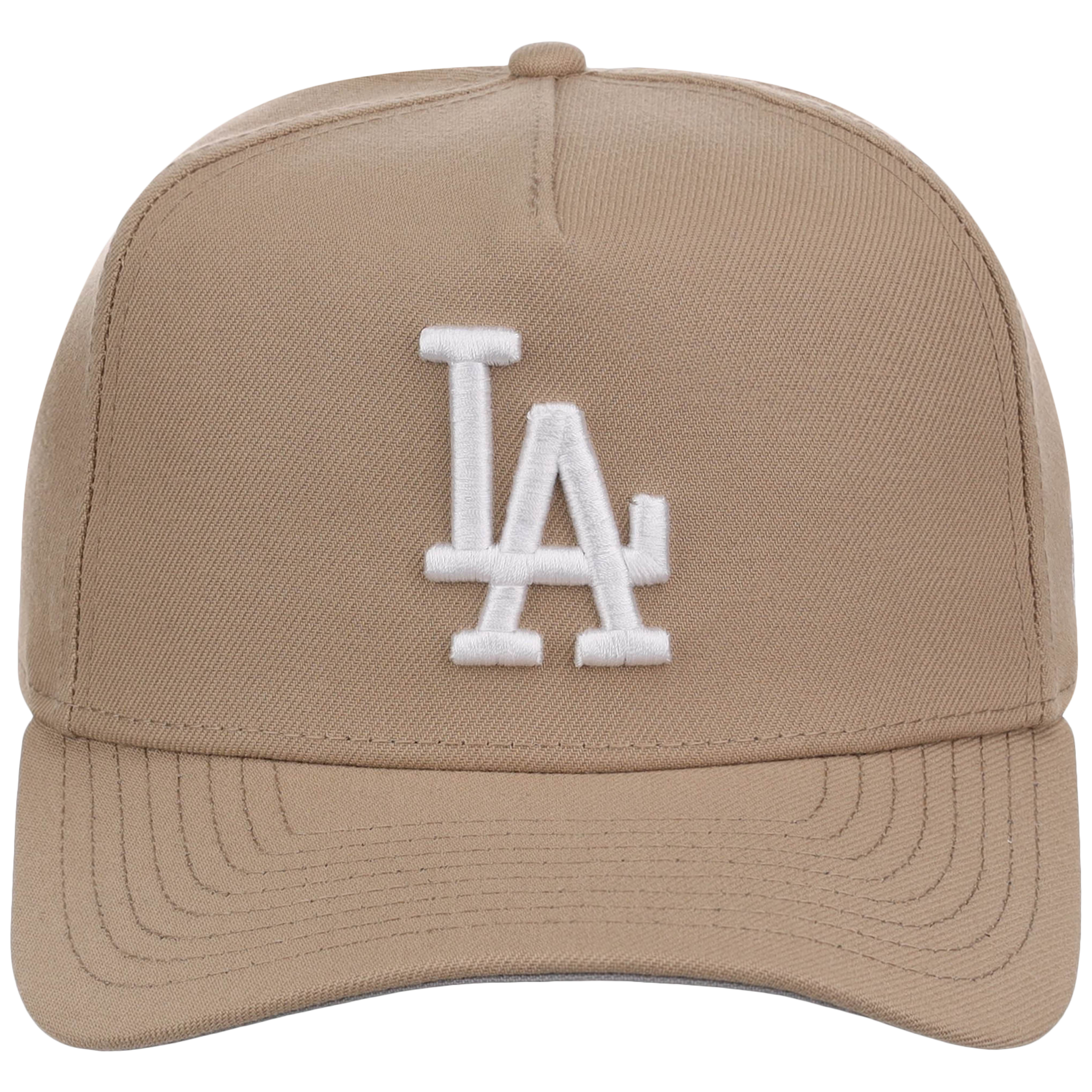 Los Angeles Dodgers Women's New Era 9FORTY Camel A-Frame