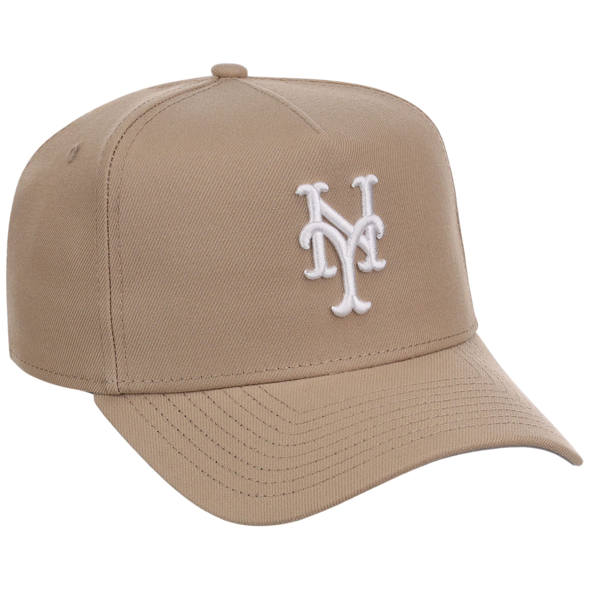 New York Mets Women's New Era 9FORTY Camel A-Frame